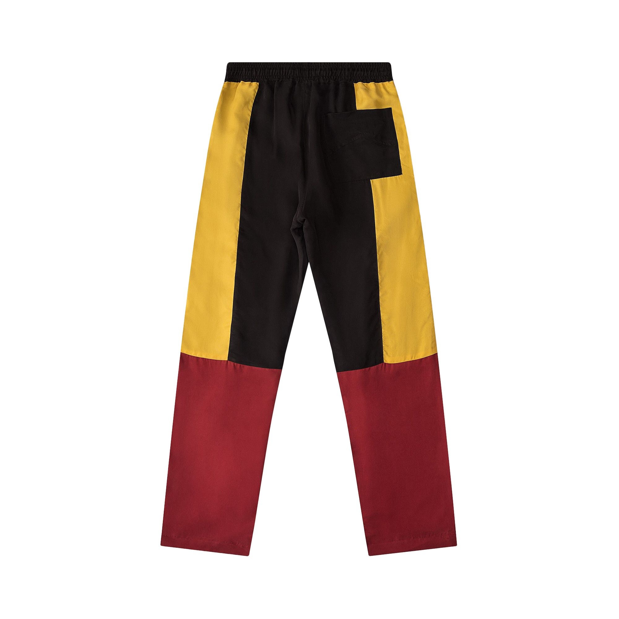Rhude Rally Pant 'Black/Mustard/Maroon' - 2