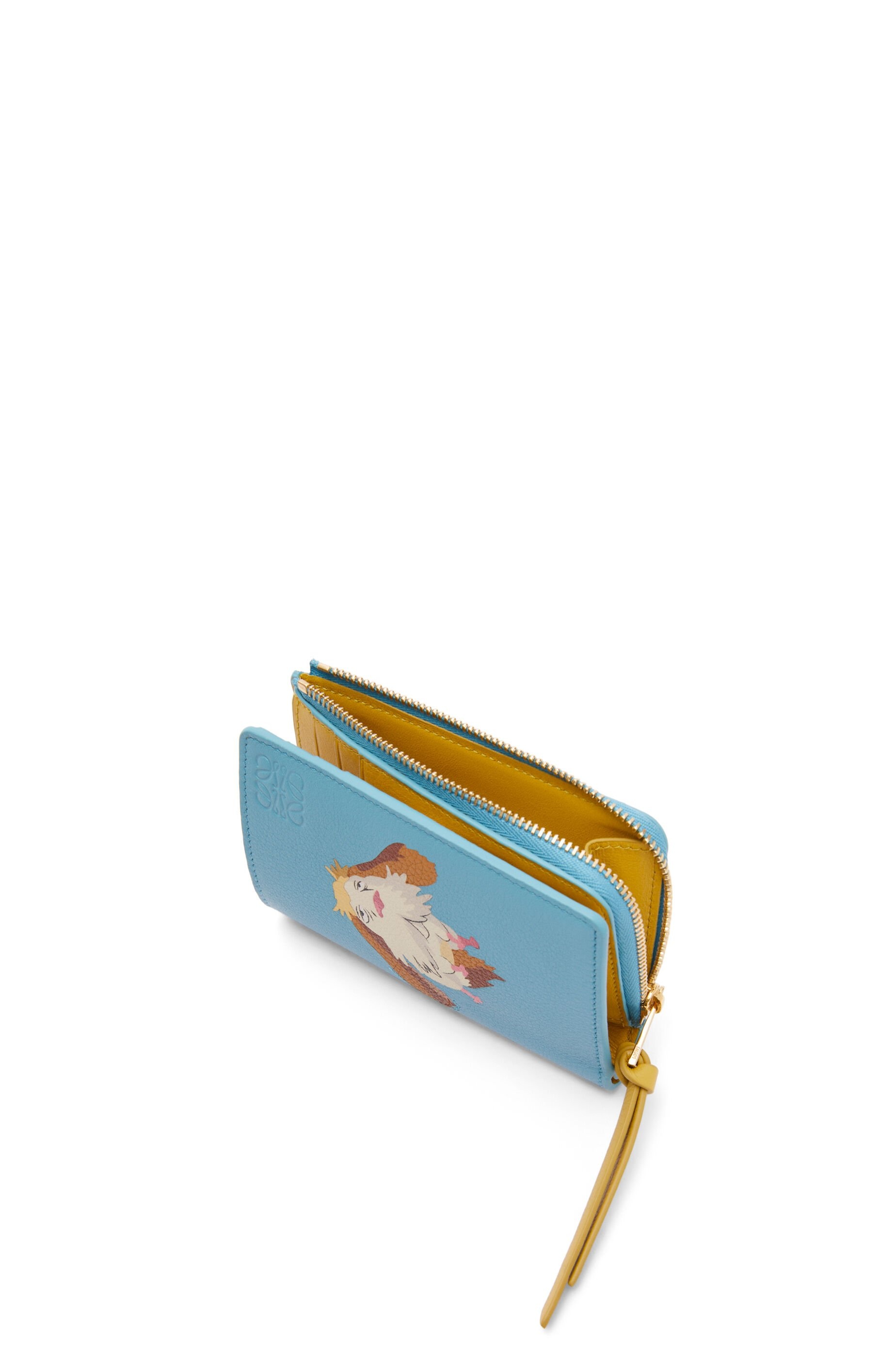 Heen slim zip bifold in classic calfskin - 3