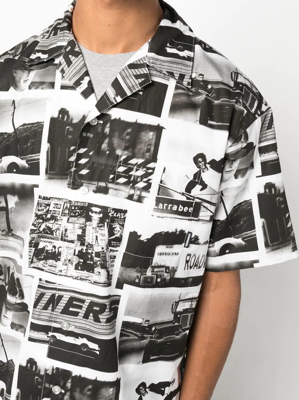 x Osamu Nagahama photograph-print shirt - 5