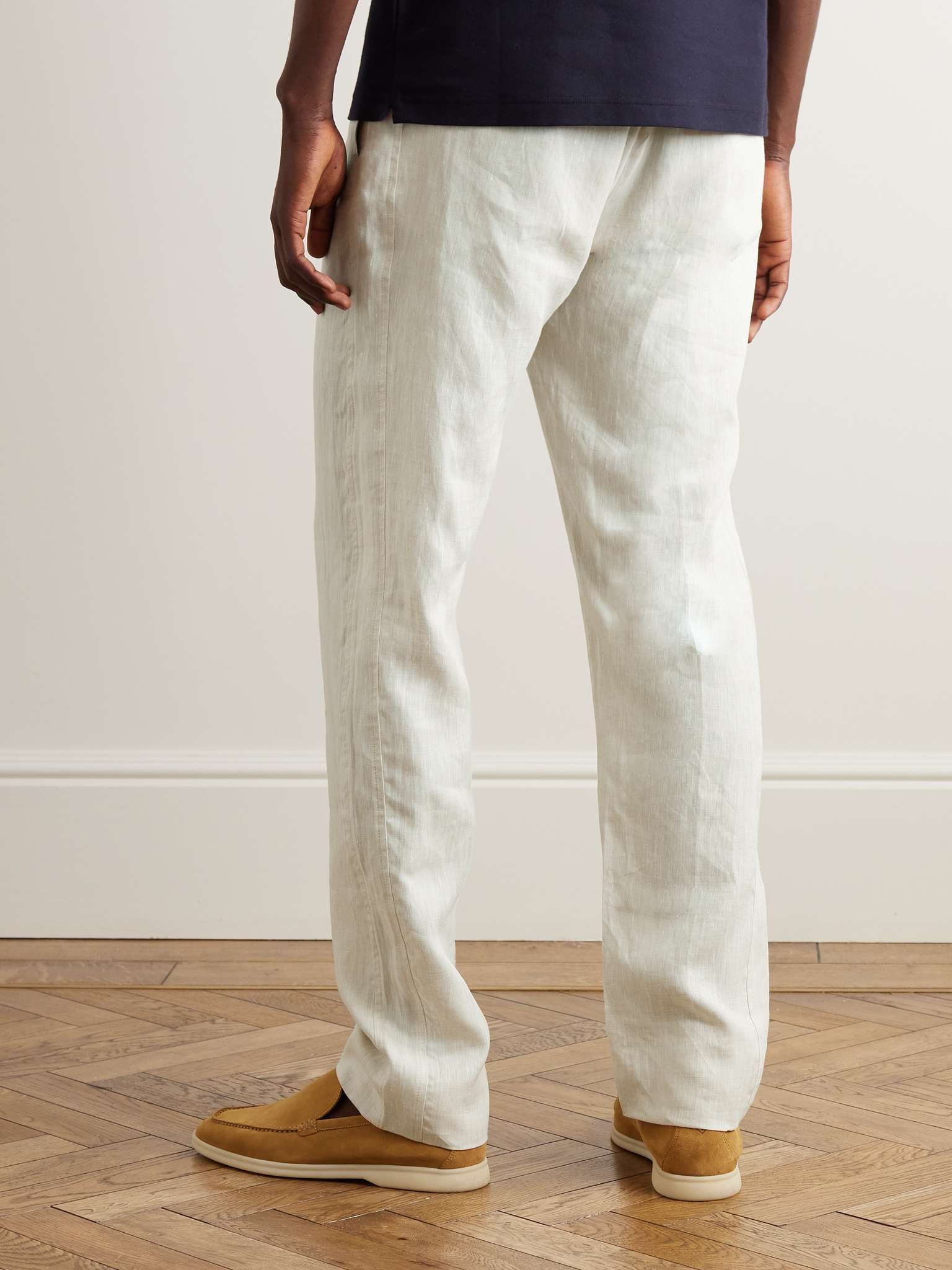 Gadd Straight-Leg Linen Trousers - 3