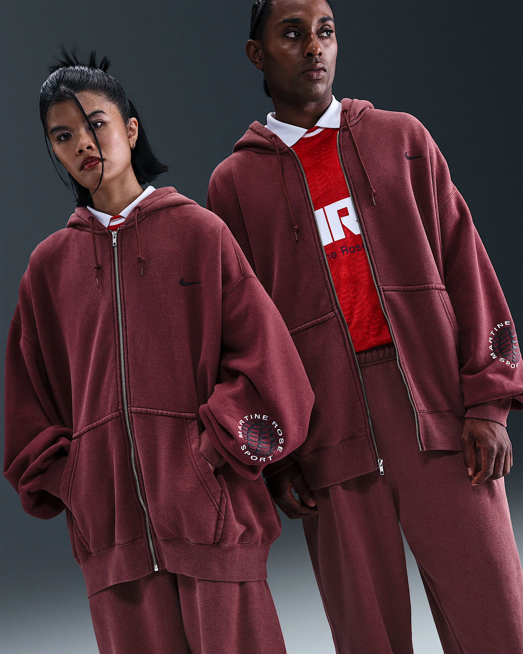 Nike x Martine Rose Men's Full-Zip Hoodie - 1