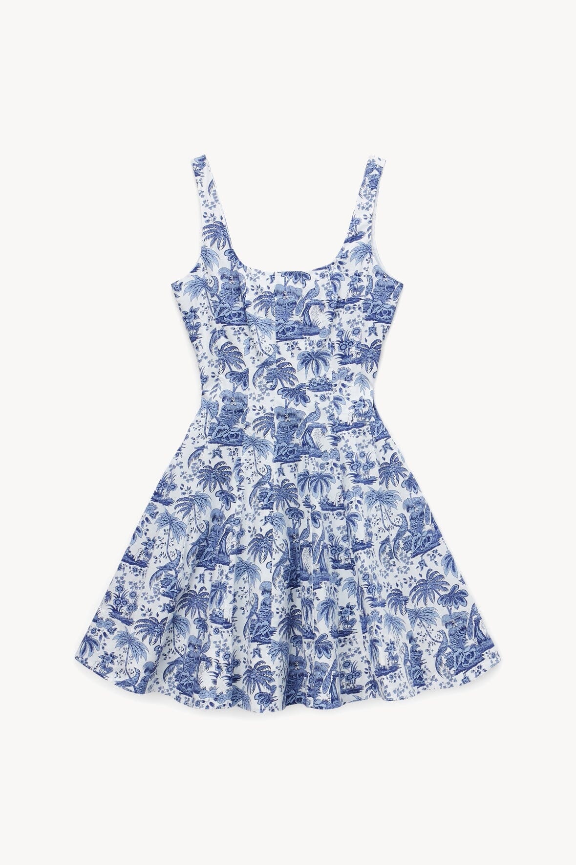 MINI WELLS DRESS | BLUE TOILE - 1