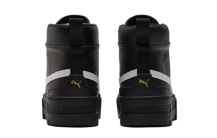 (WMNS) PUMA Mayze Mid 'Black White' 381170-02 - 4