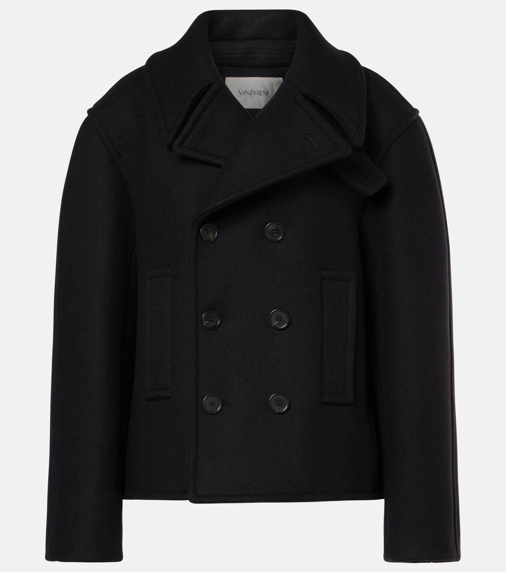 Oversized virgin wool peacoat - 1