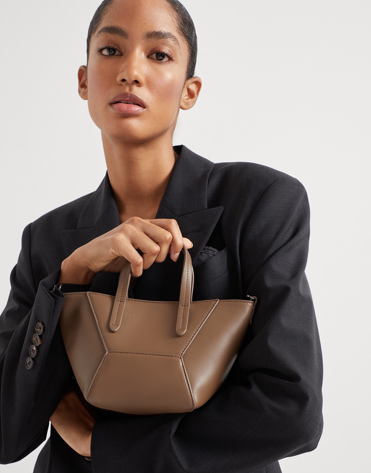 BC Duo mini bag in calfskin with monili - 4
