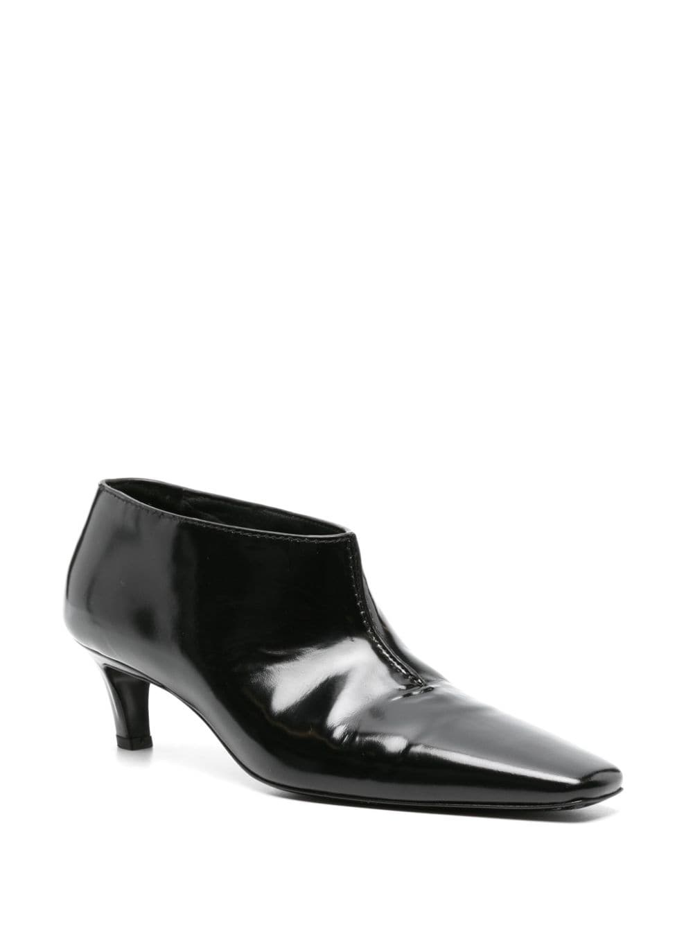 50mm leather ankle boots - 2