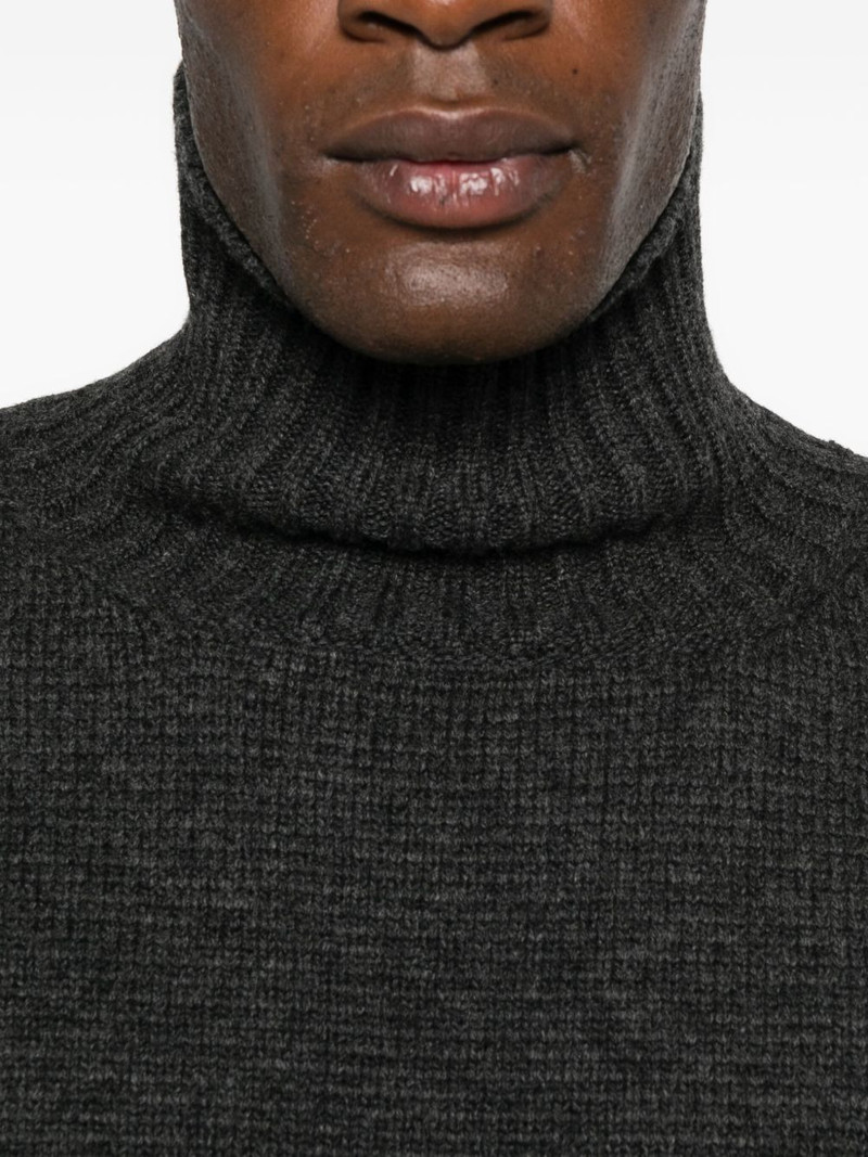 roll-neck knitted sweater 5