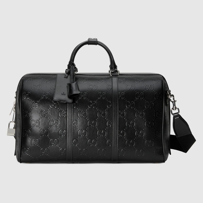 GG embossed duffle bag 1