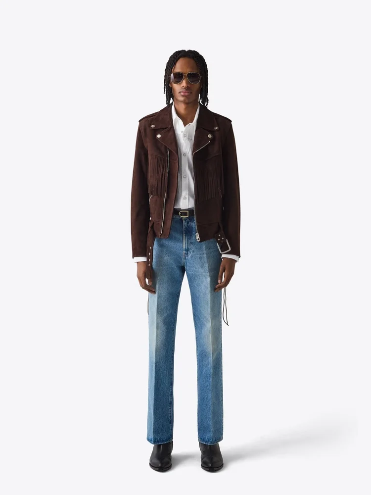 LEATHER JACKET 17 BROWN - 1