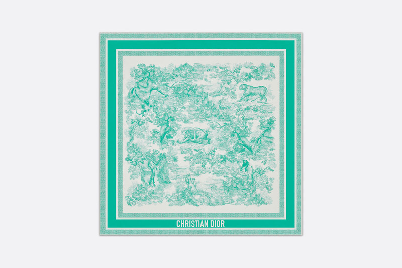 Dioriviera Toile de Jouy Sauvage 90 Square Scarf 1