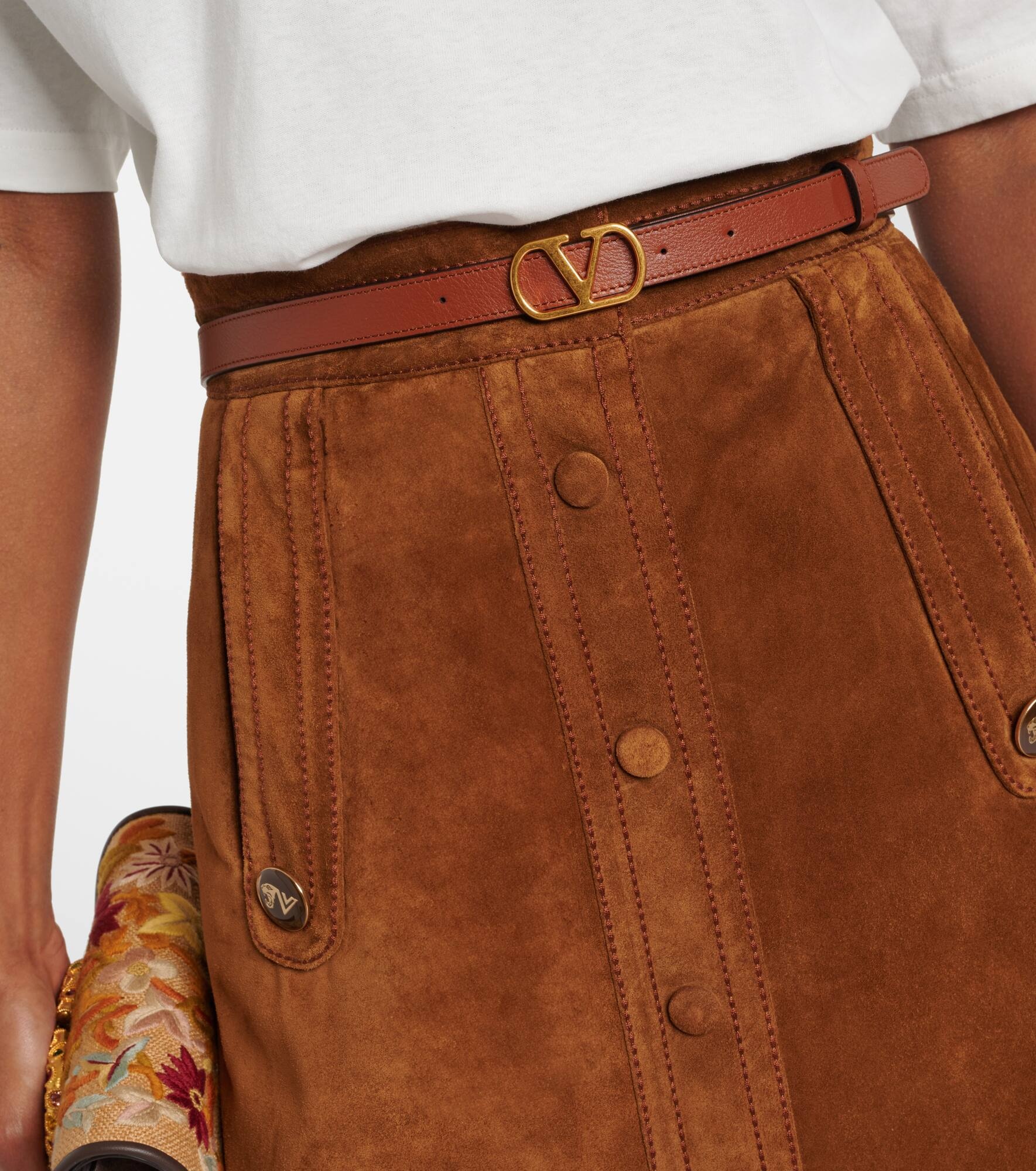 VLogo Signature leather belt - 2