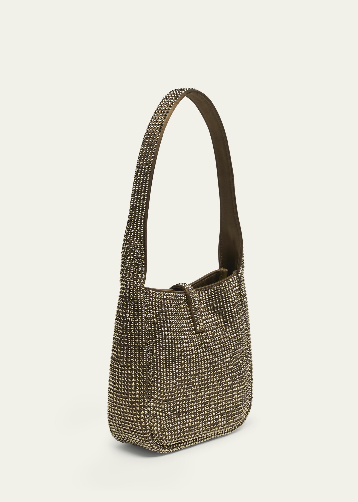 Le 5 A 7 YSL Hobo Bag in Rhinestone Satin - 3