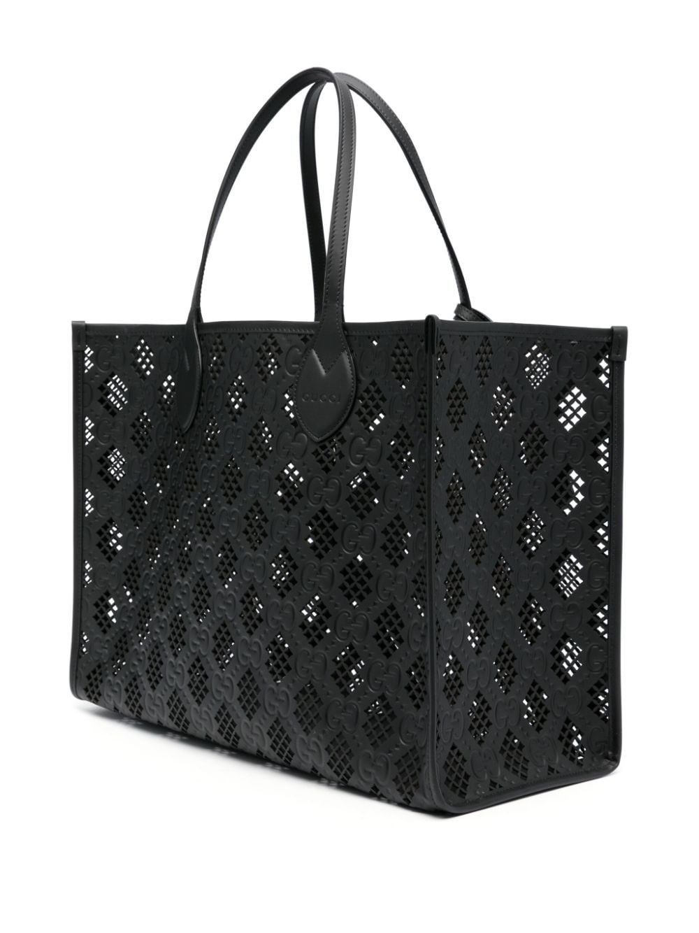 Ophidia perforated tote bag - 3