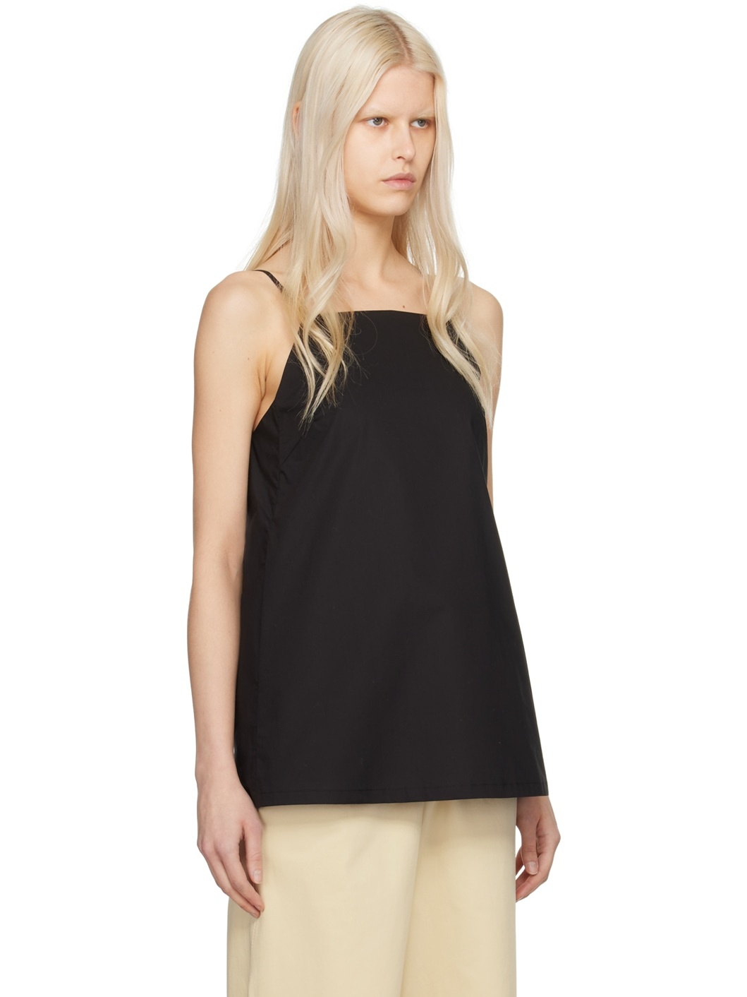 Black Low Back Camisole - 2