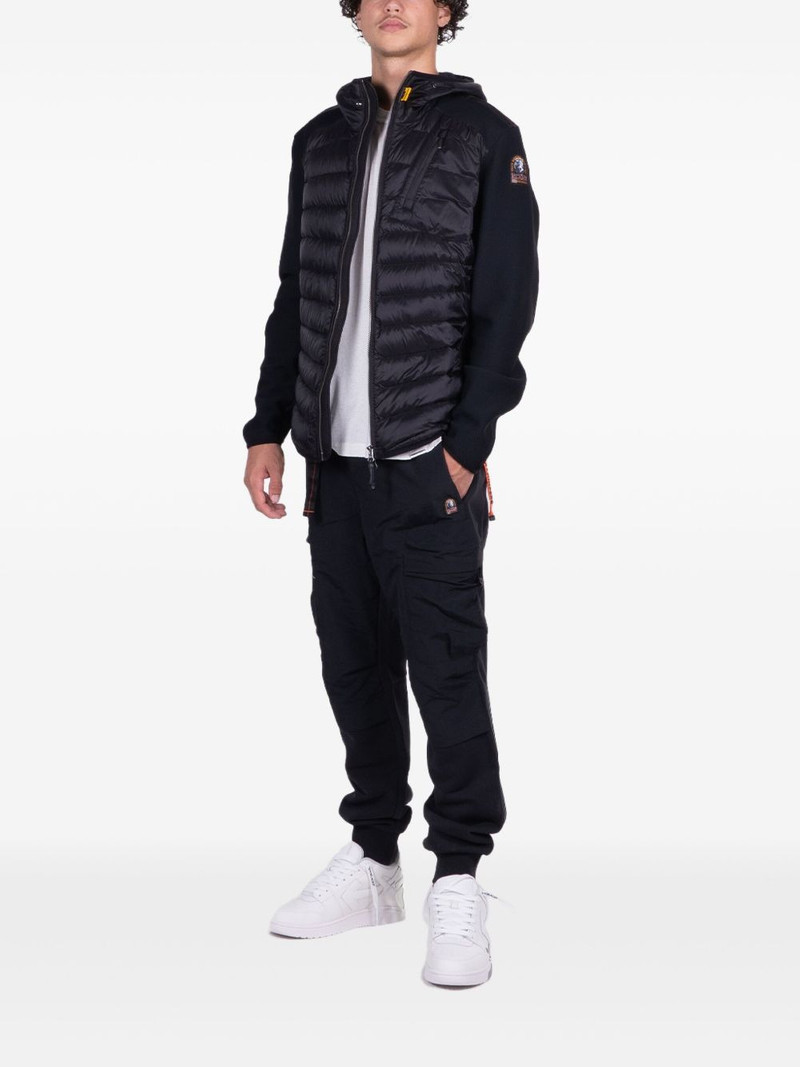 PARAJUMPERS Nolan hooded panelled padded jacket outlook