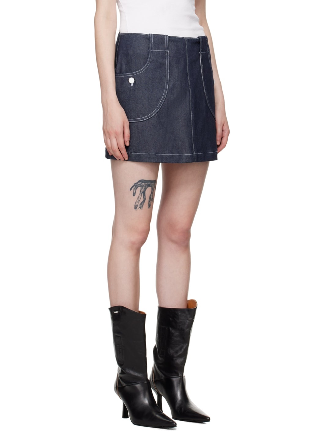 Indigo Katie Holmes Edition Samantha Denim Miniskirt - 2