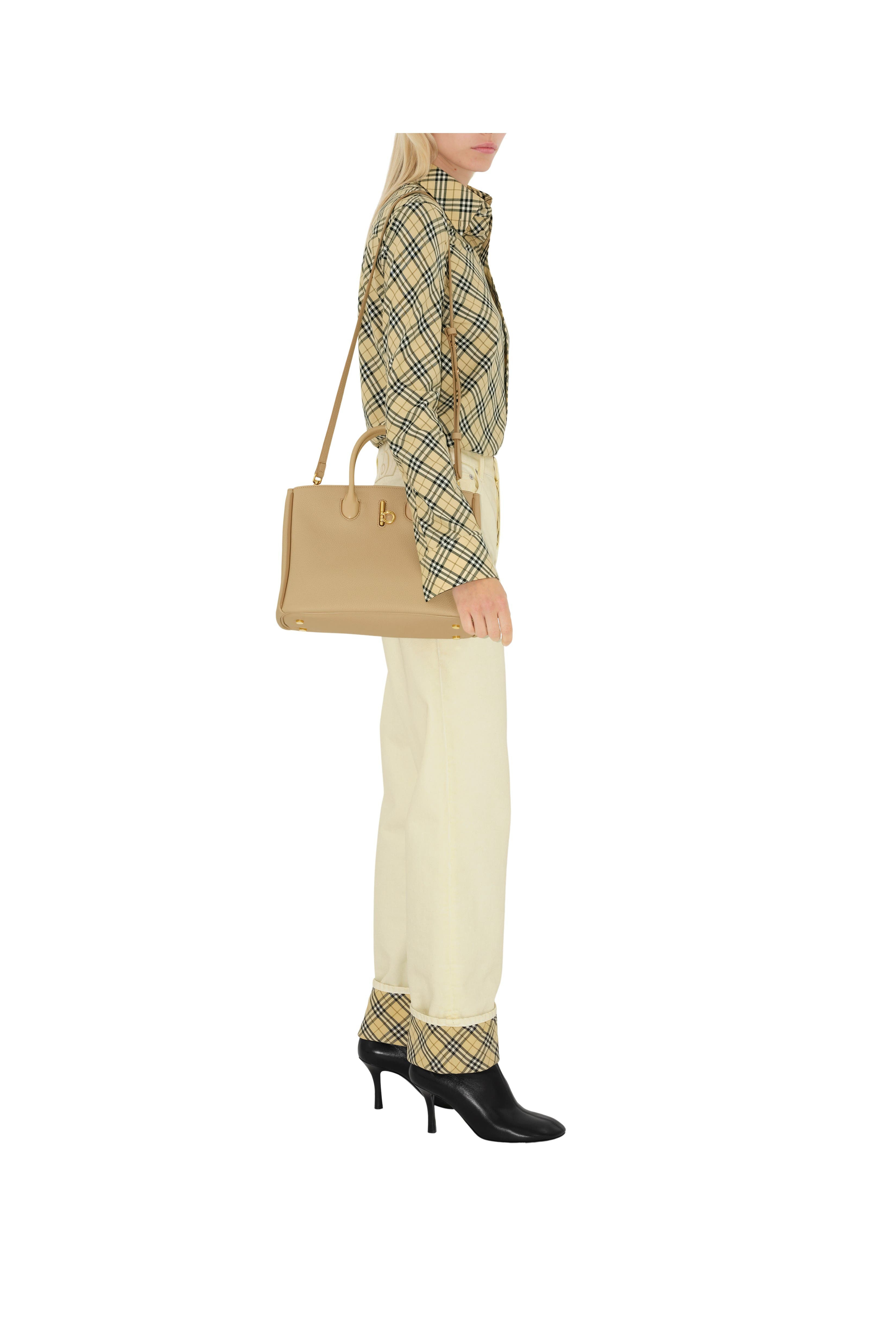 burberry Small Rocking Horse Tote in Sand at Nordstrom - 3