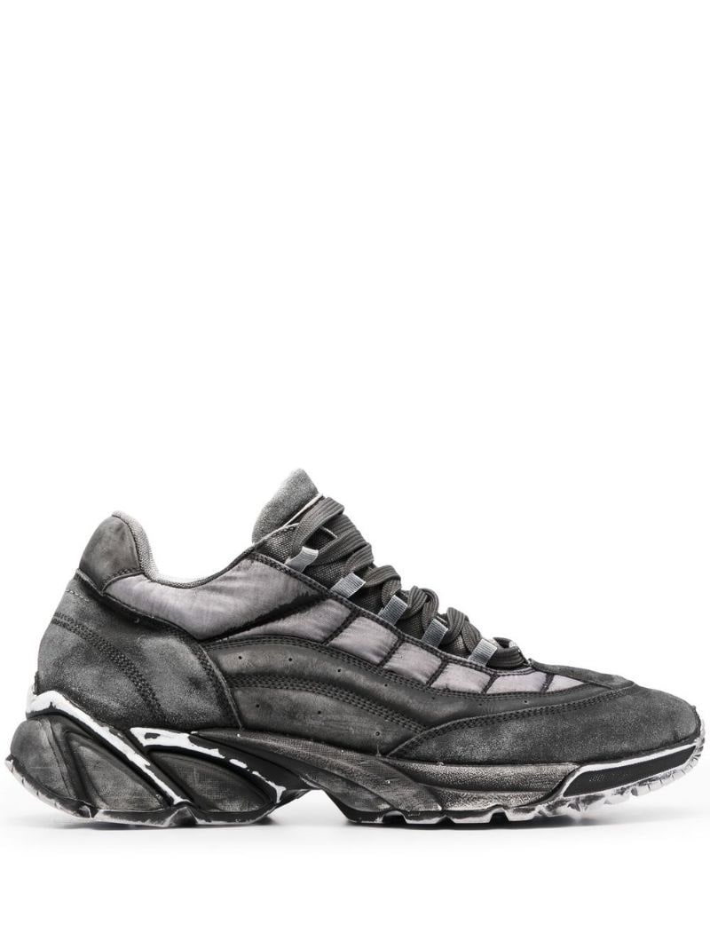 MM6 Maison Margiela distressed-effect low-top sneakers | REVERSIBLE