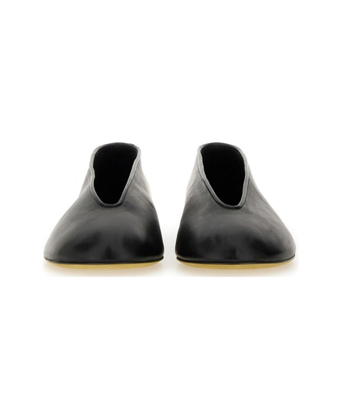 Almond Toe Ballerina Shoes - 3