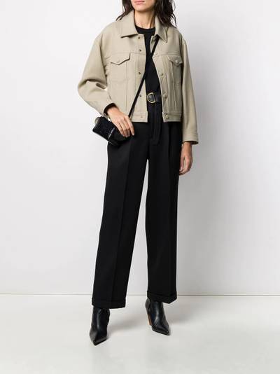 AMI Paris boxy fit jacket outlook