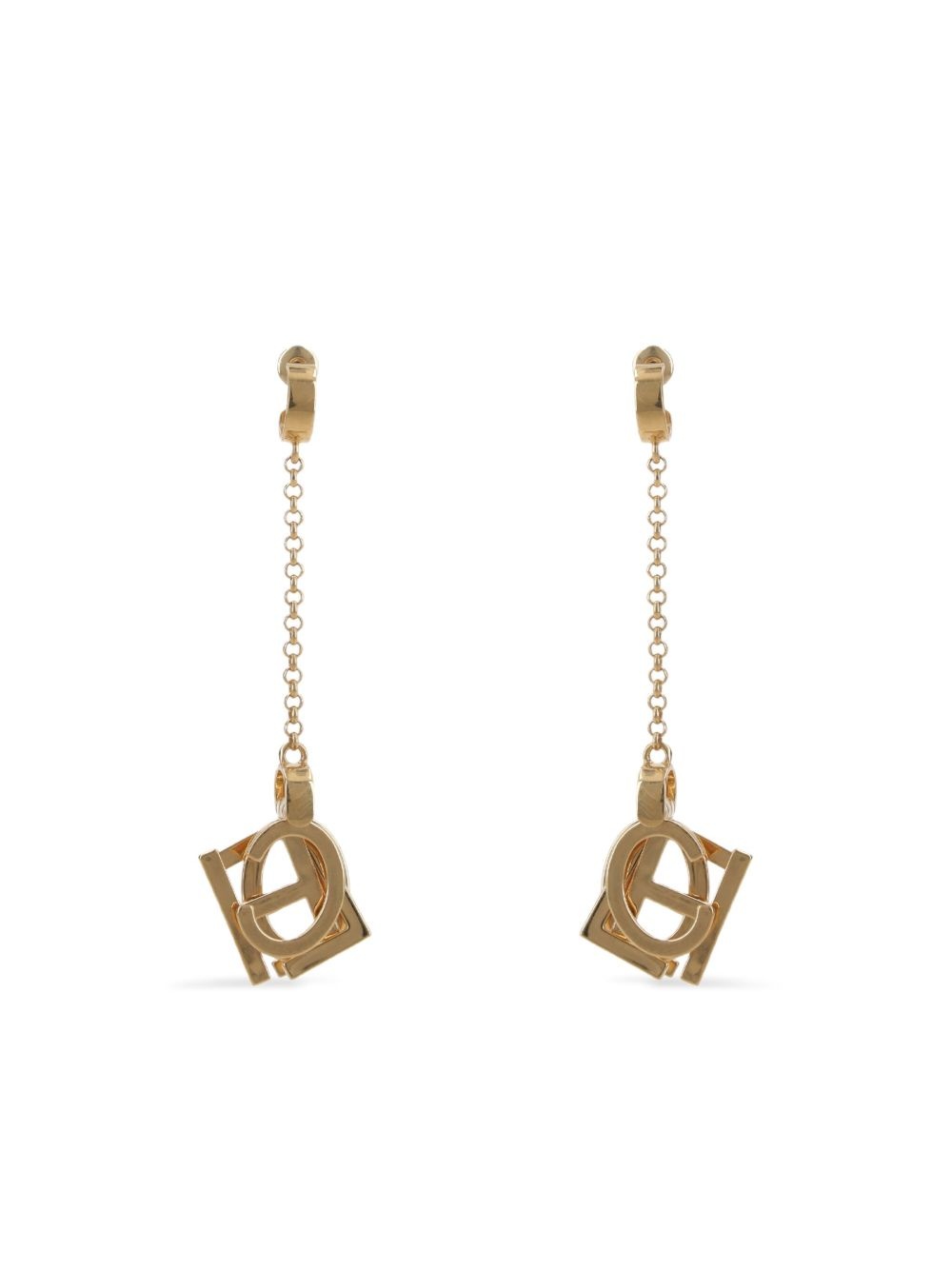 geometric drop earrings - 3