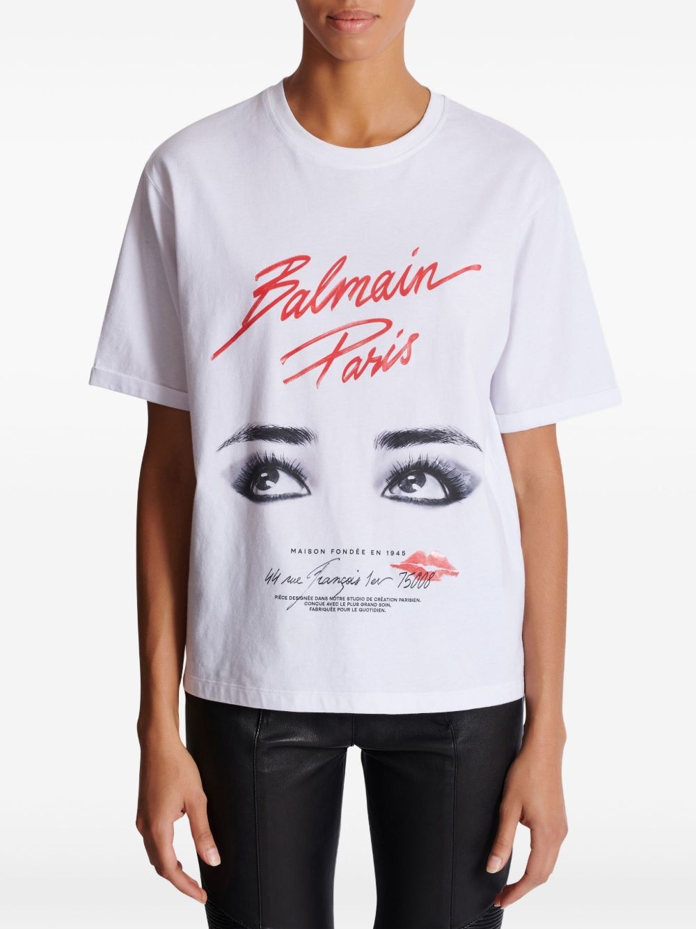 Eyes-print T-shirt - 5