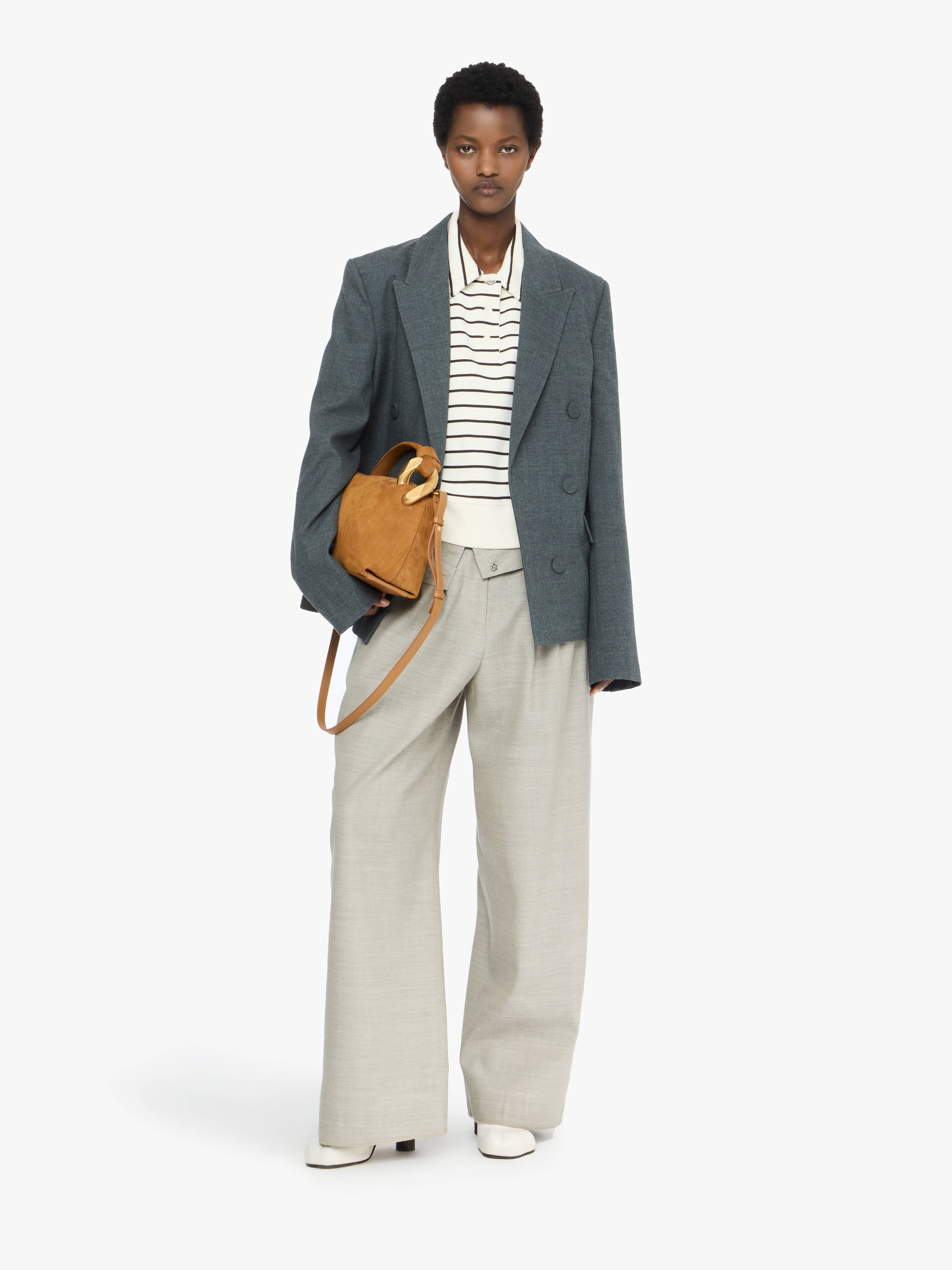 DOUBLE BREASTED TAILORED JACKET - 2