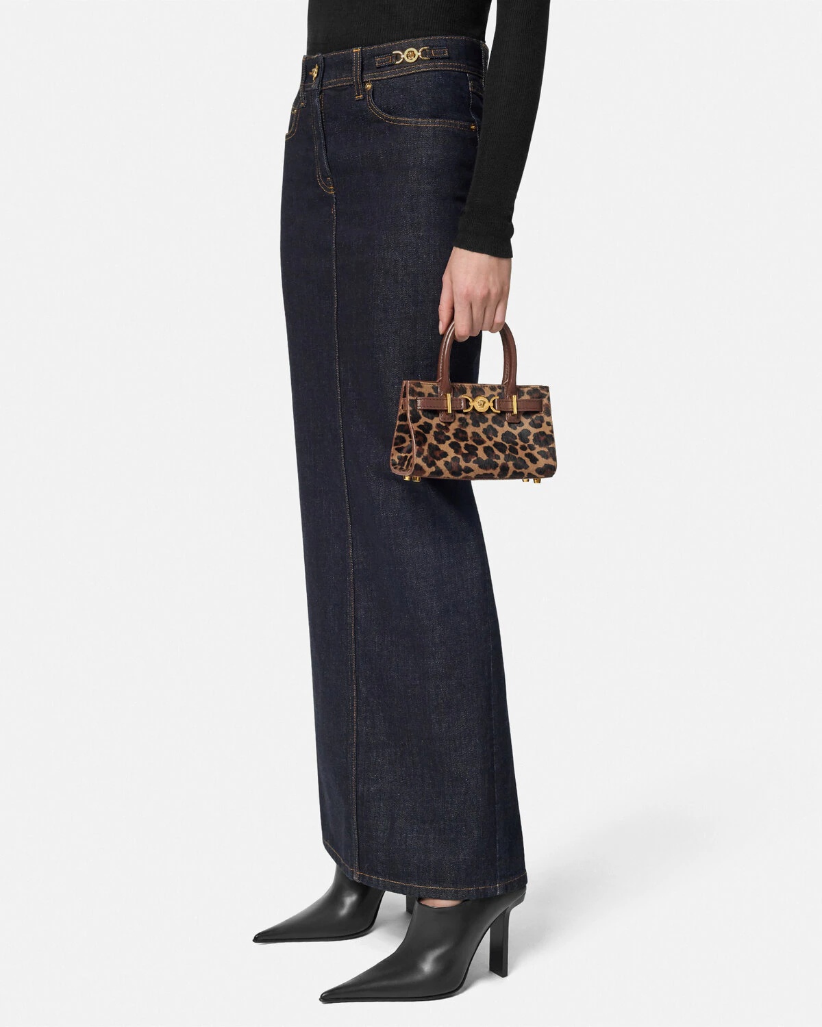 Leopard Medusa '95 Mini Tote Bag - 3