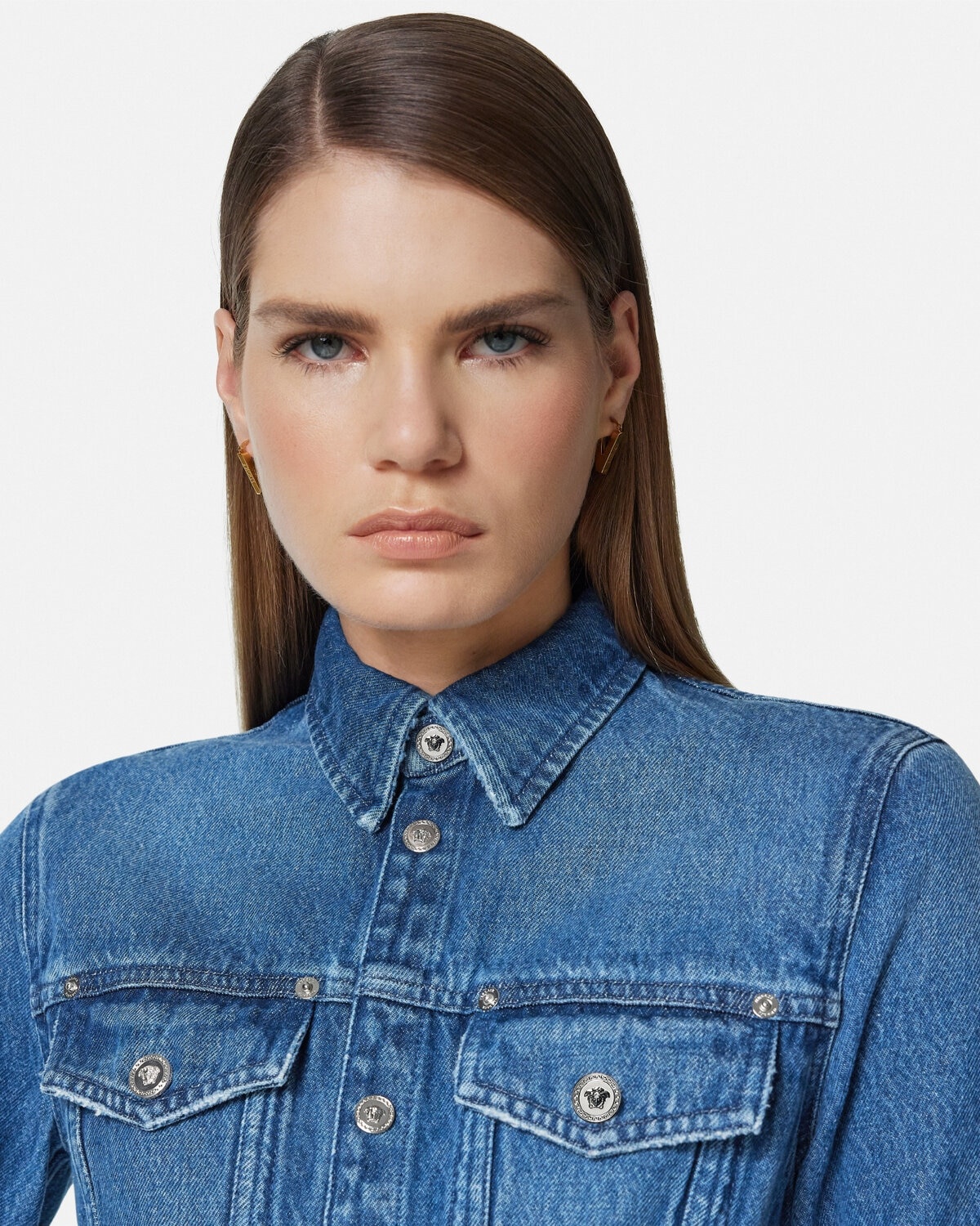 Denim Fitted Shirt - 3