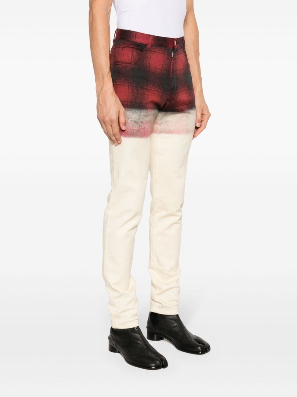 x Pendleton checked skinny jeans - 3
