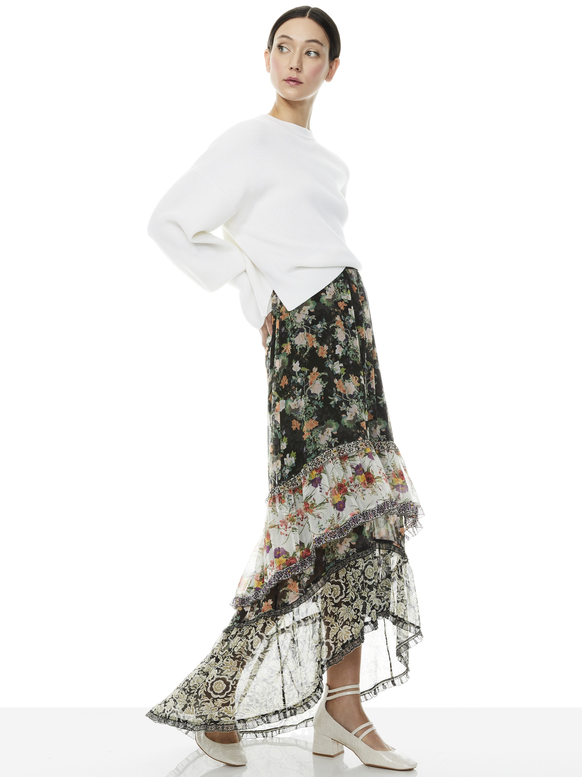 CARALIE HIGH LOW SKIRT - 7
