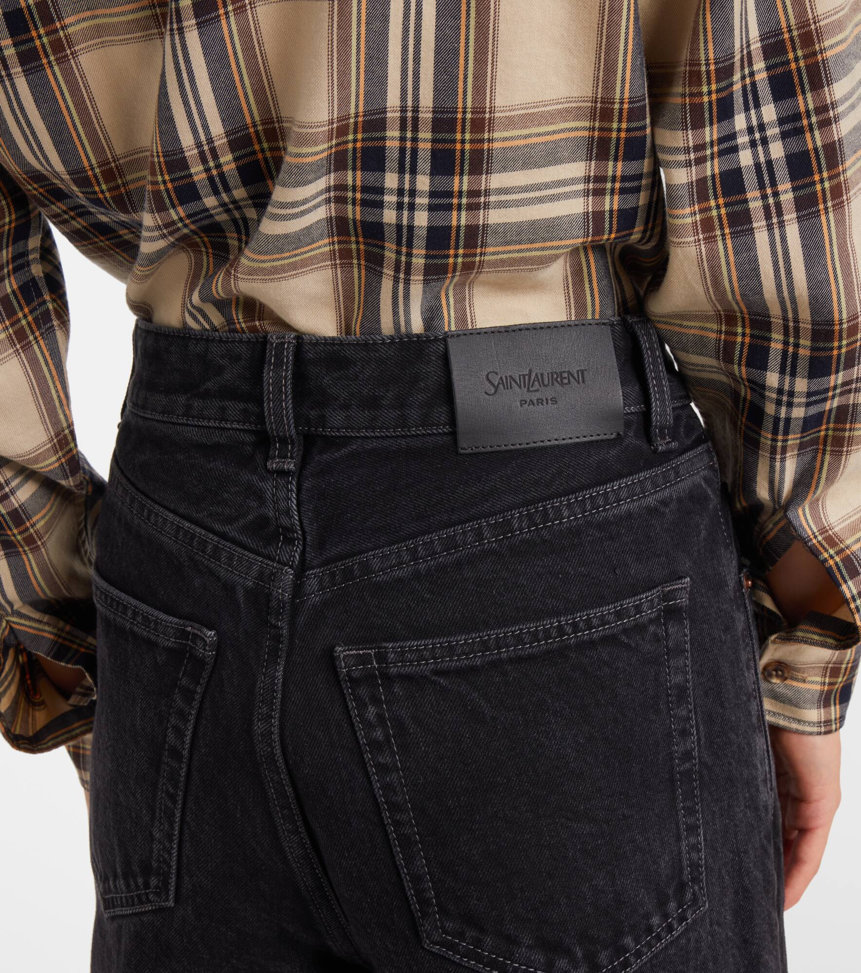 High-rise wide-leg jeans - 6