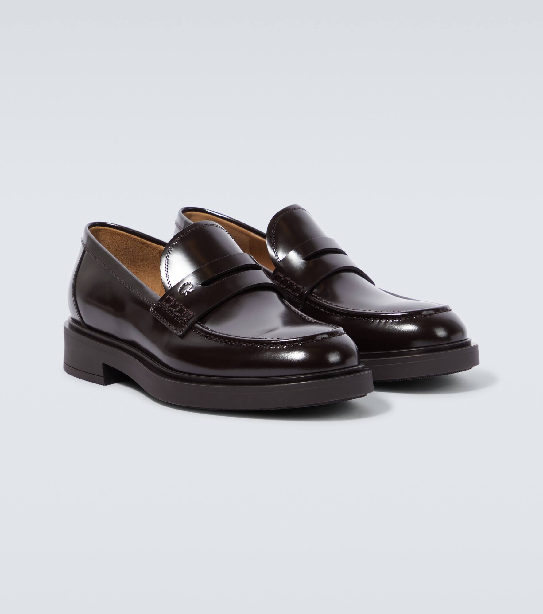 Harris leather penny loafers - 5
