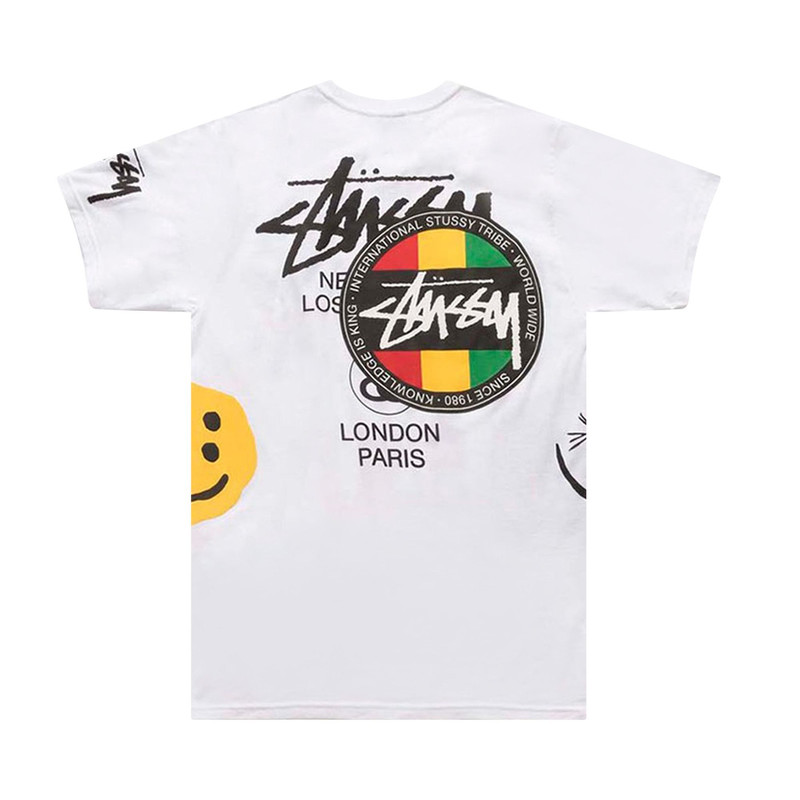 Stüssy Stussy x Cactus Plant Flea Market USA 2019 Tee 'White' outlook