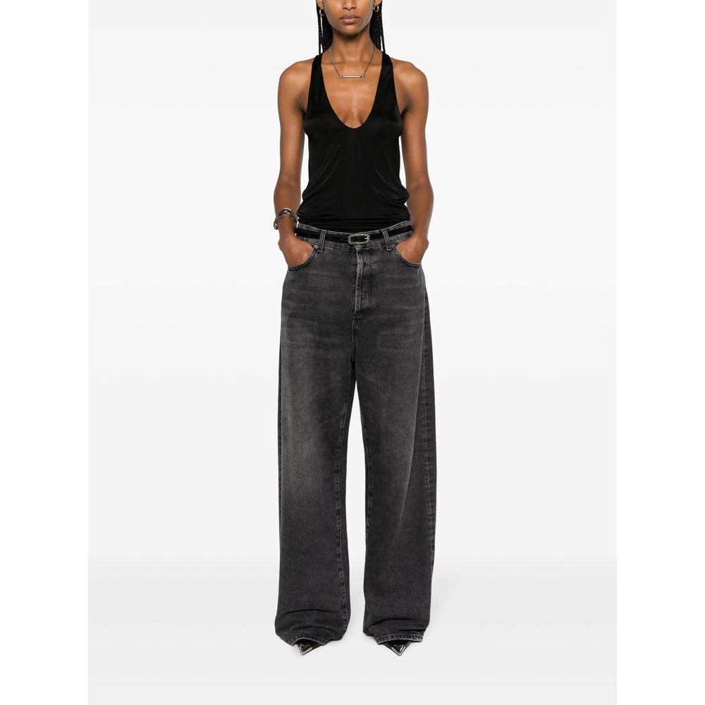 Saint Laurent Black Tops - Vests & Tank Tops Women - 3