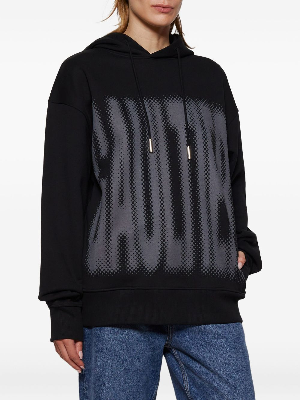 halftone-print hoodie - 2