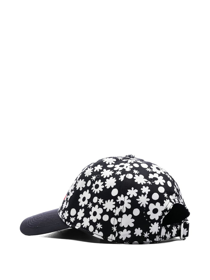 Marni floral-print baseball cap outlook