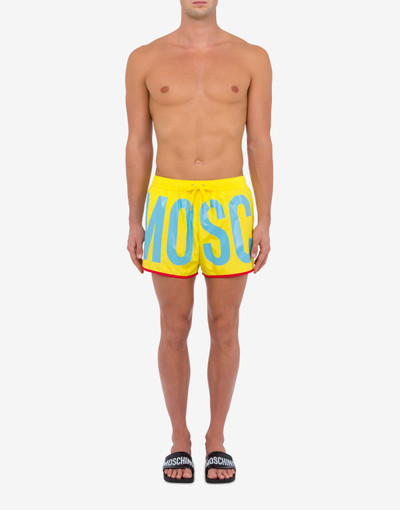 Moschino MAXI LOGO COLOUR BLOCK SWIM TRUNKS outlook