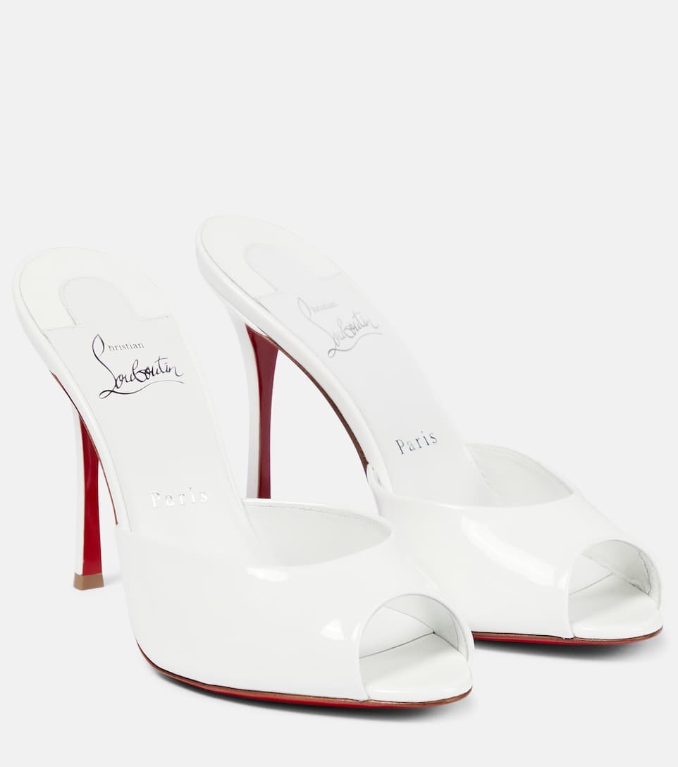 Bridal Me Dolly patent leather mules - 1