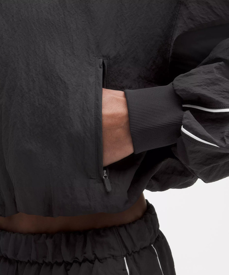 Crinkle Nylon Track Jacket *Wordmark 5