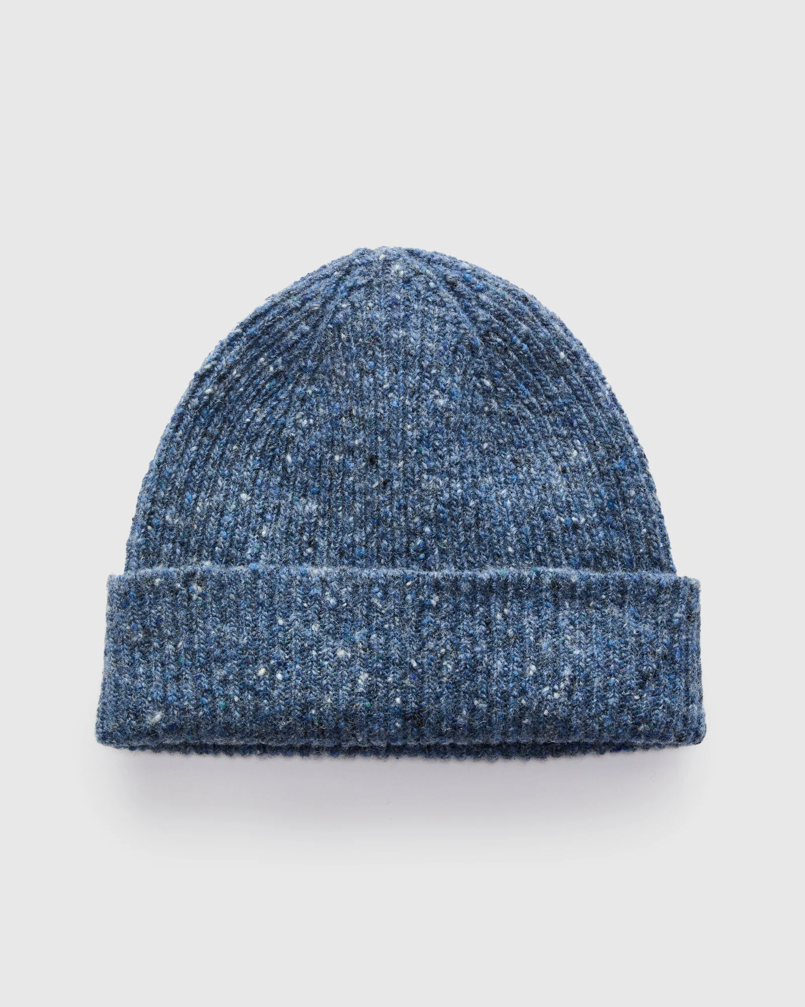 "Out of the Blue" Wool Beanie in Blue Lover - 1