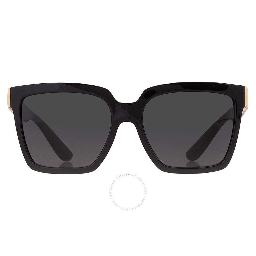 Dolce and Gabbana Dark Grey Square Ladies Sunglasses DG6165 501/87 56 - 1