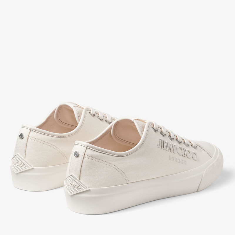 JIMMY CHOO Palma/M
Latte Canvas Low-Top Trainers with Embroidered Logo outlook