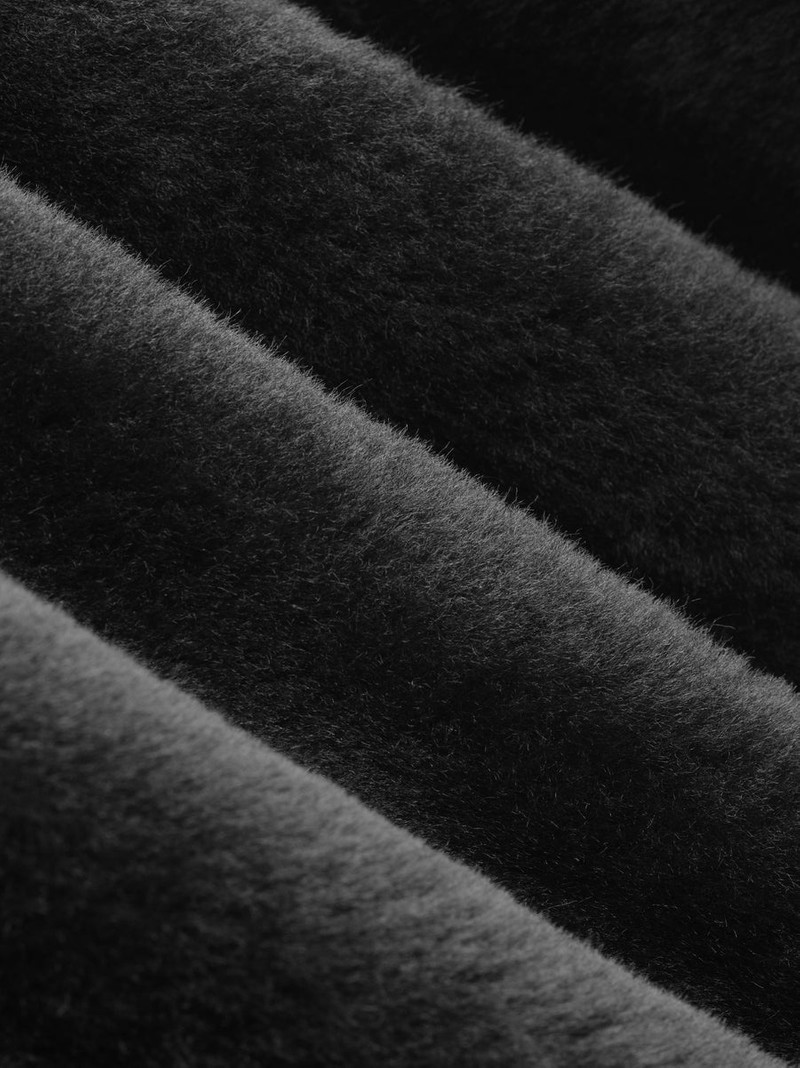 Shearling Hooded Bomber 5