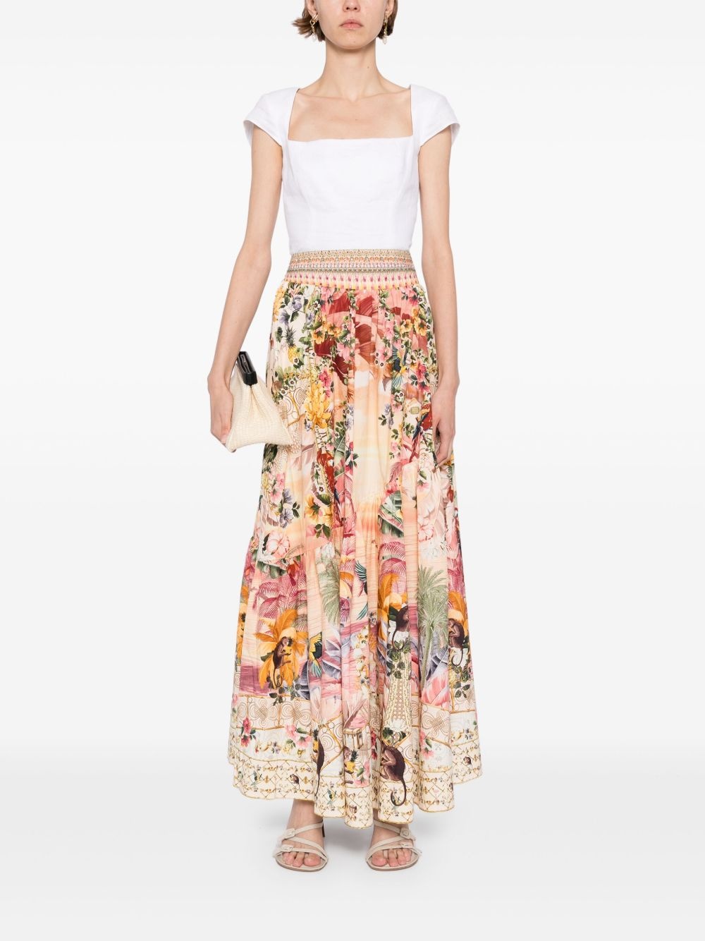 shaped seam skirt - 2