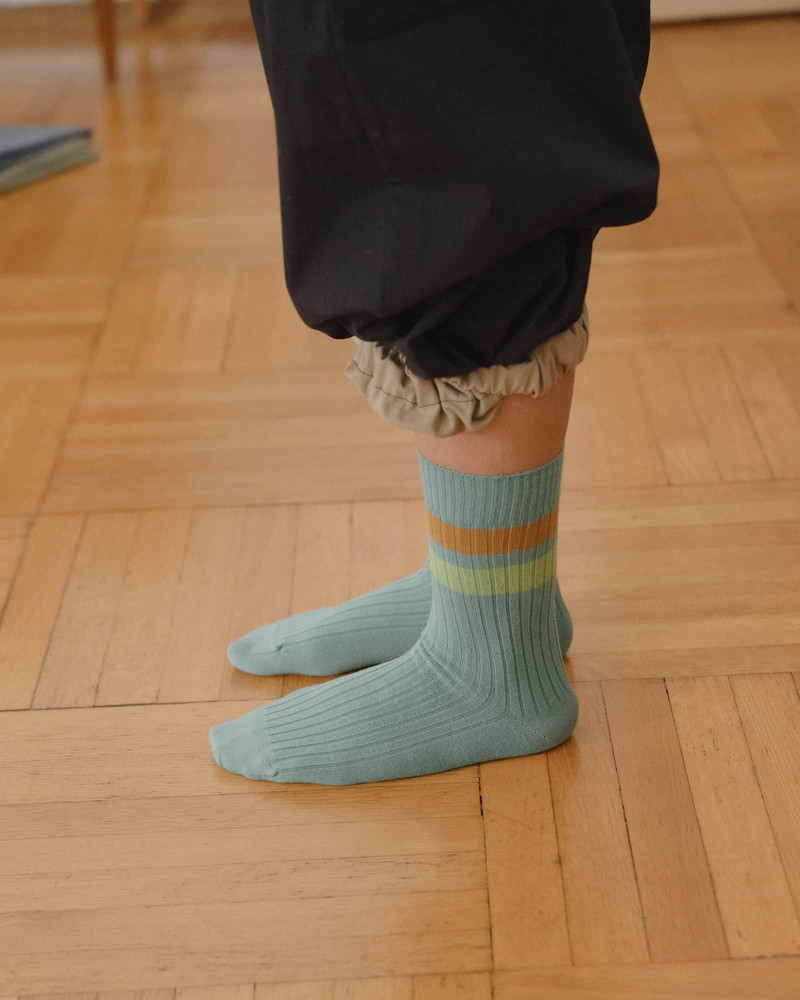 Race Overankle Socks - Organic Cotton Rib 4