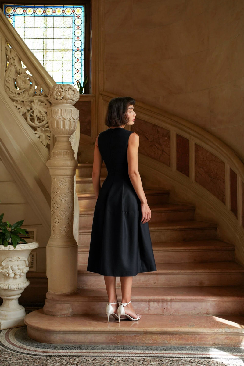 Mirienne Acetate Wool Dress 14