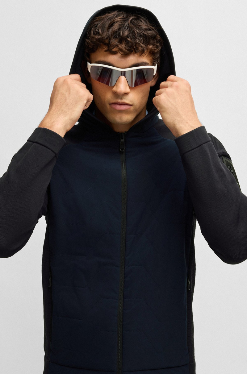 KNITTED JACKET WITH PADDED FRONT 3