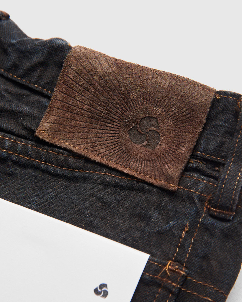 "Natural Dye Pack" 14oz Brown Selvedge Denim - Relaxed Straight Fit 5