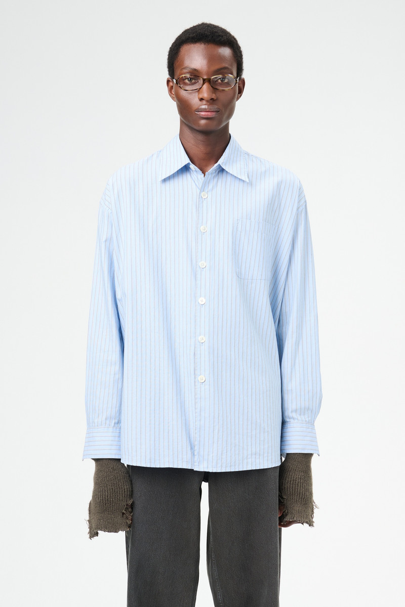 Our Legacy Borrowed Shirt Big Daddy Stripe Oxford outlook